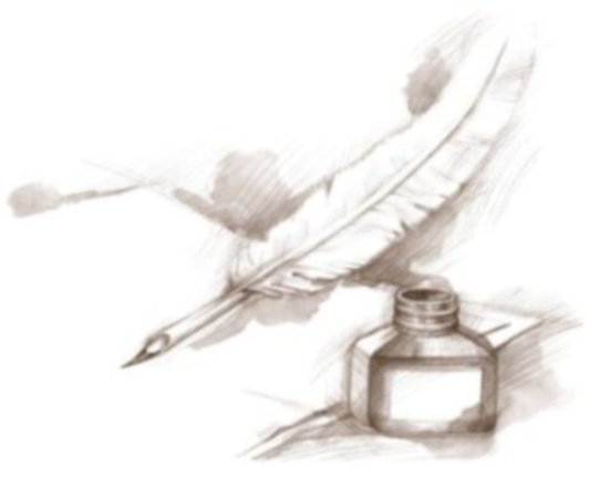 Image de plume pour decrire écriture